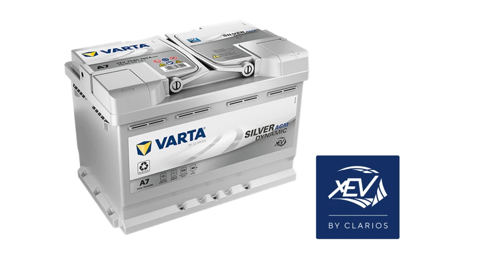 Varta AGM 70Ah Silver Dynamic Battery, Car Accessories