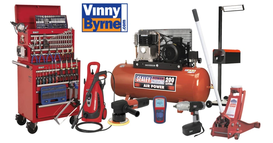 Shop the full Sealey catalogue on-line at vinnybyrne.com
