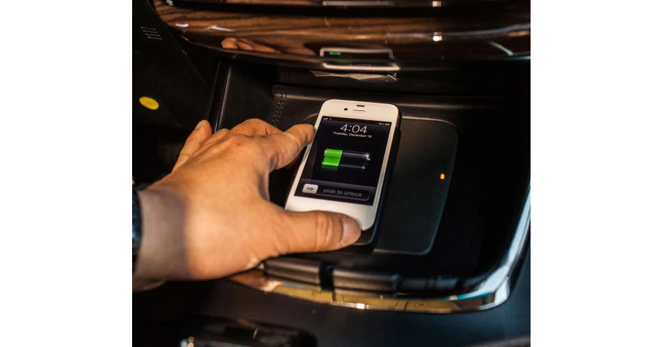 Wireless in-car phone charging