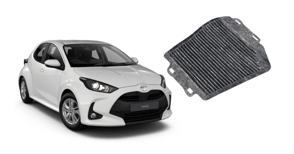 Yaris hybrid cabin filter for traction battery compartment from Blue Print