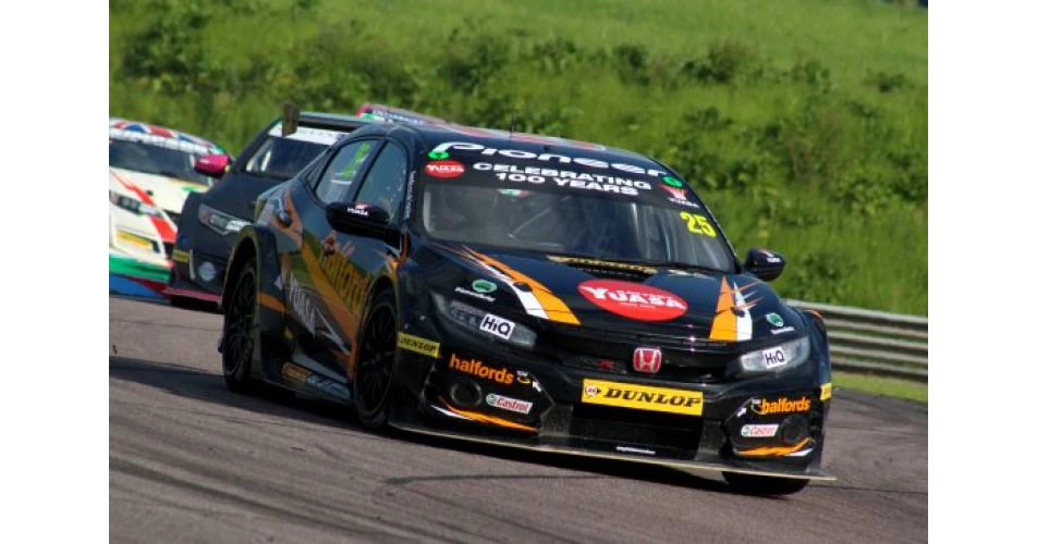 Matt Neal claims BTCC win in special Yuasa 100th anniversary livery