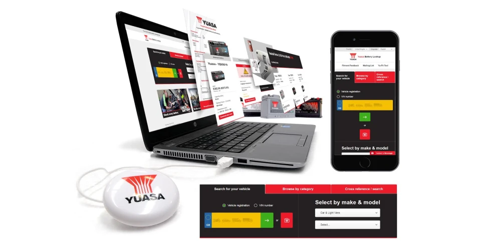 Yuasa launch enhanced online battery lookup system 