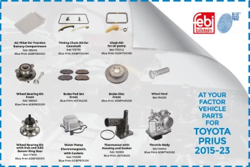 High-quality Prius parts from febi & Blueprint