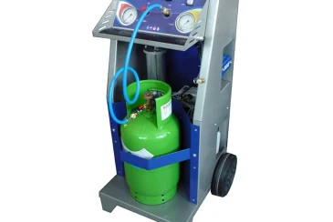 Safe recovery of R134A refrigerant gas 