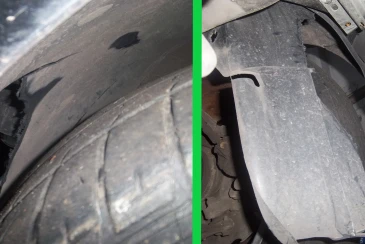 VW Golf nearside front noise