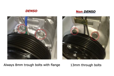 How to recognise counterfeit DENSO compressors