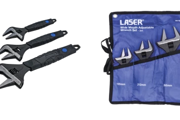 New adjustable wrench set from Laser Tools