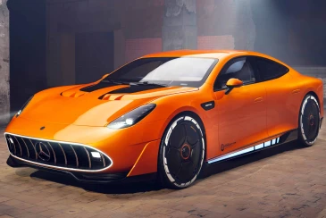 New AMG concept has leather alternative made from tyres