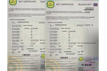 New look NCT Certificate now in circulation&nbsp;