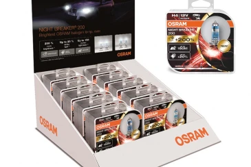 OSRAM releases NIGHT BREAKER 200 counter display