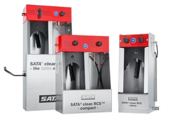 SATA clean RCS System offers superior spray gun cleaning 