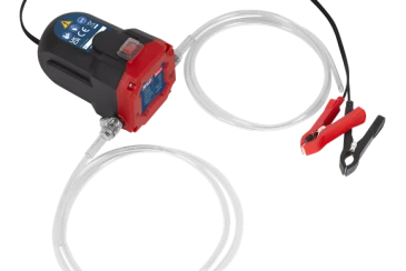 Convenient oil extraction with Sealey portable 12v Pump