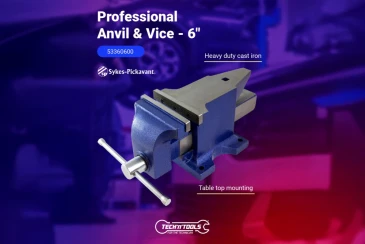 Stability and speed with the Sykes-Pickavant Professional Anvil and Vice