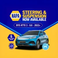 NAPA Offers new Steering & Suspension parts for the BYD ATTO 3