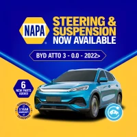 NAPA Offers new Steering & Suspension parts for the BYD ATTO 3