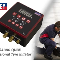 Simple and effective workshop tyre Inflation from Sealey