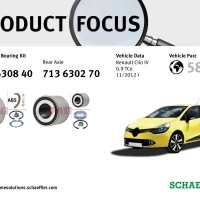 FAG provides Renault Clio IV wheel bearing solution