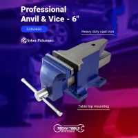 Stability and speed with the Sykes-Pickavant Professional Anvil and Vice